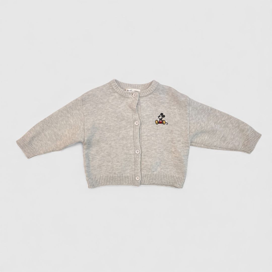 Серый кардиган с Mickey Mouse