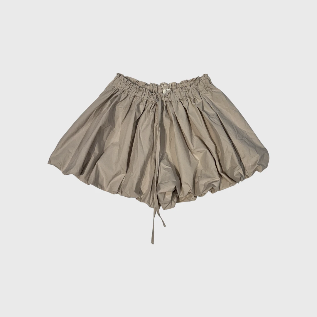 Бежевые юбка-шорты