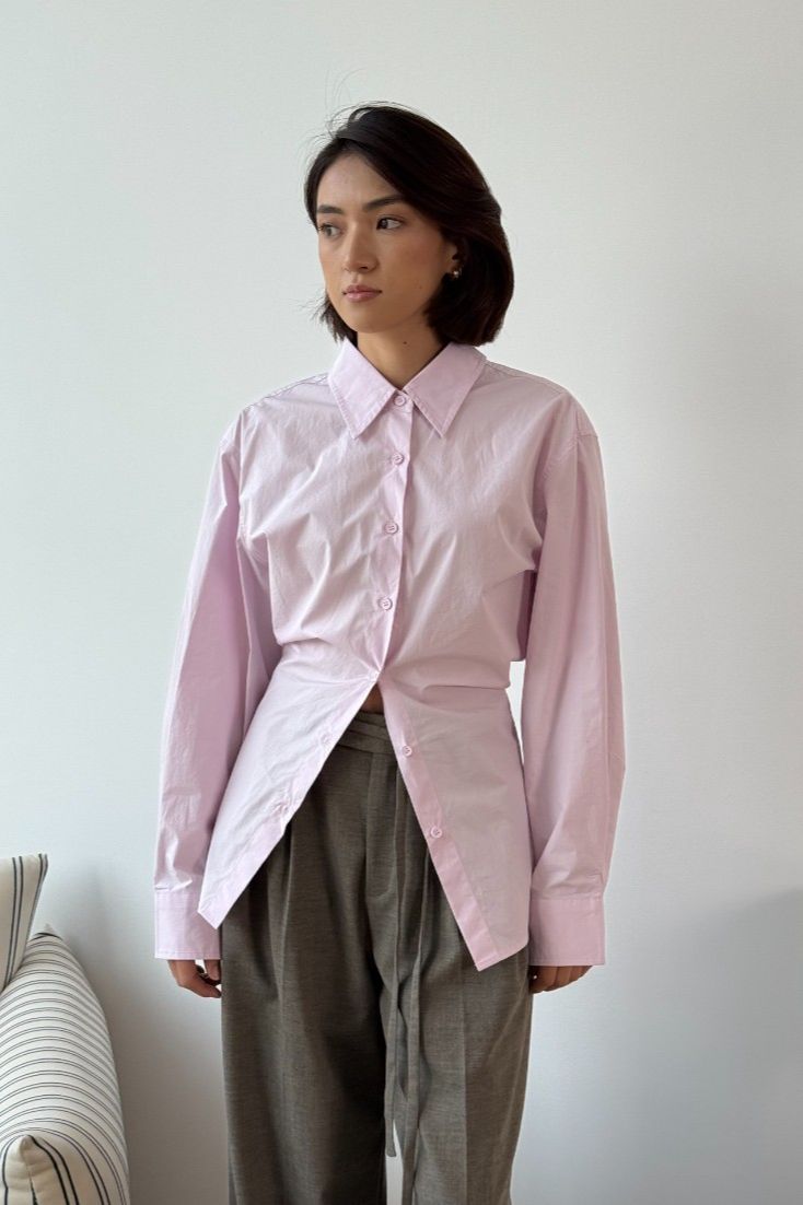 Розовая рубашка