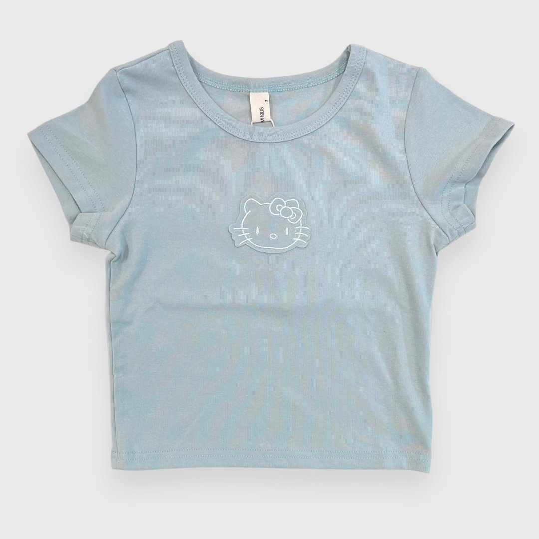 Ментоловая футболка Hello Kitty