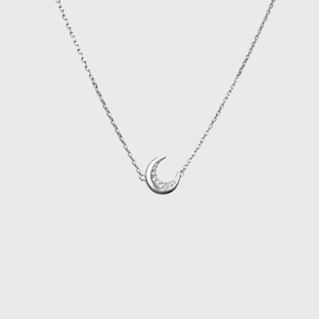 Серебряная подвеска с луной