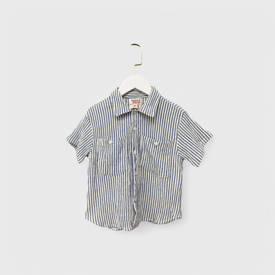 Полосатая рубашка Apple Smile