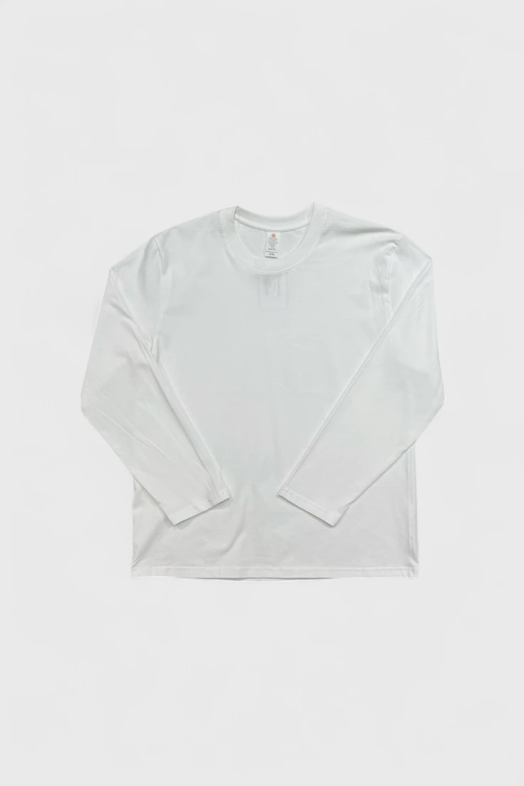 Белый лонгслив