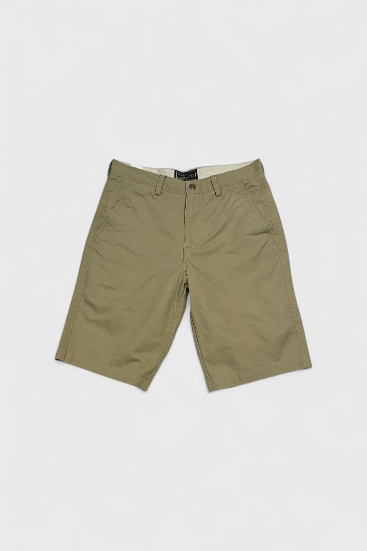 Оливковые шорты из хлопка