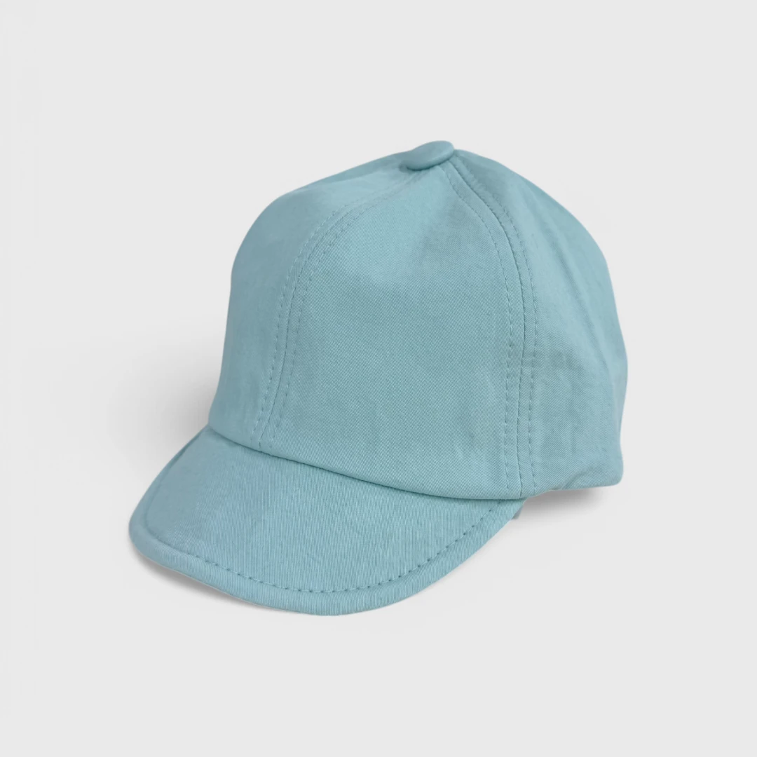 Бейсболка голубая