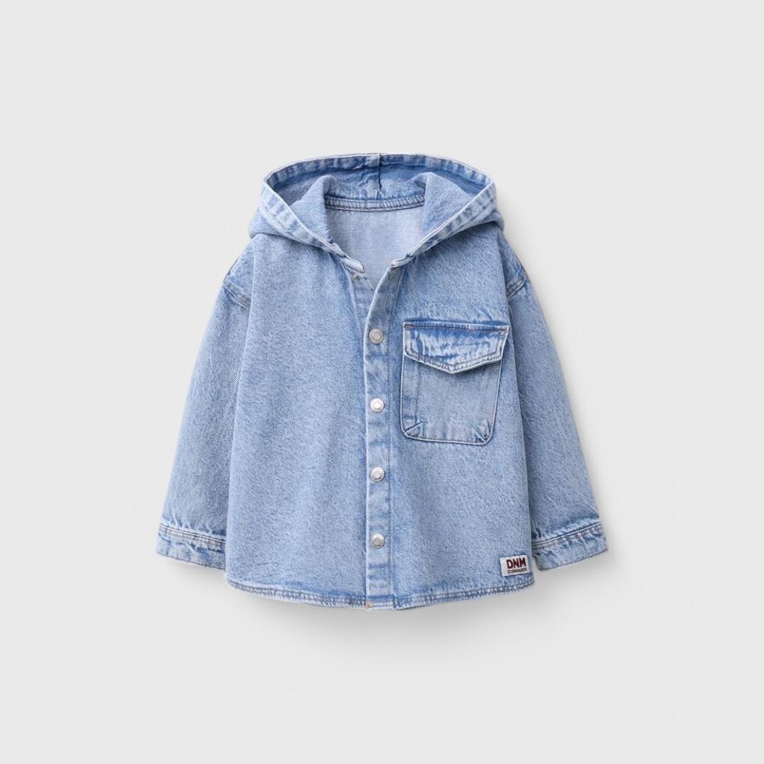 Джинсовая куртка голубого цвета ZARA