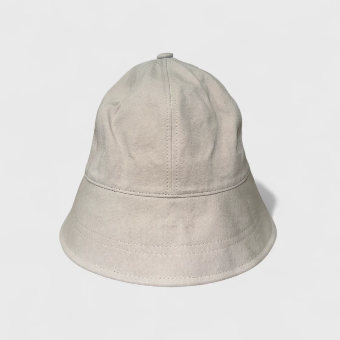 Панама с завязками (белая, бежевая)