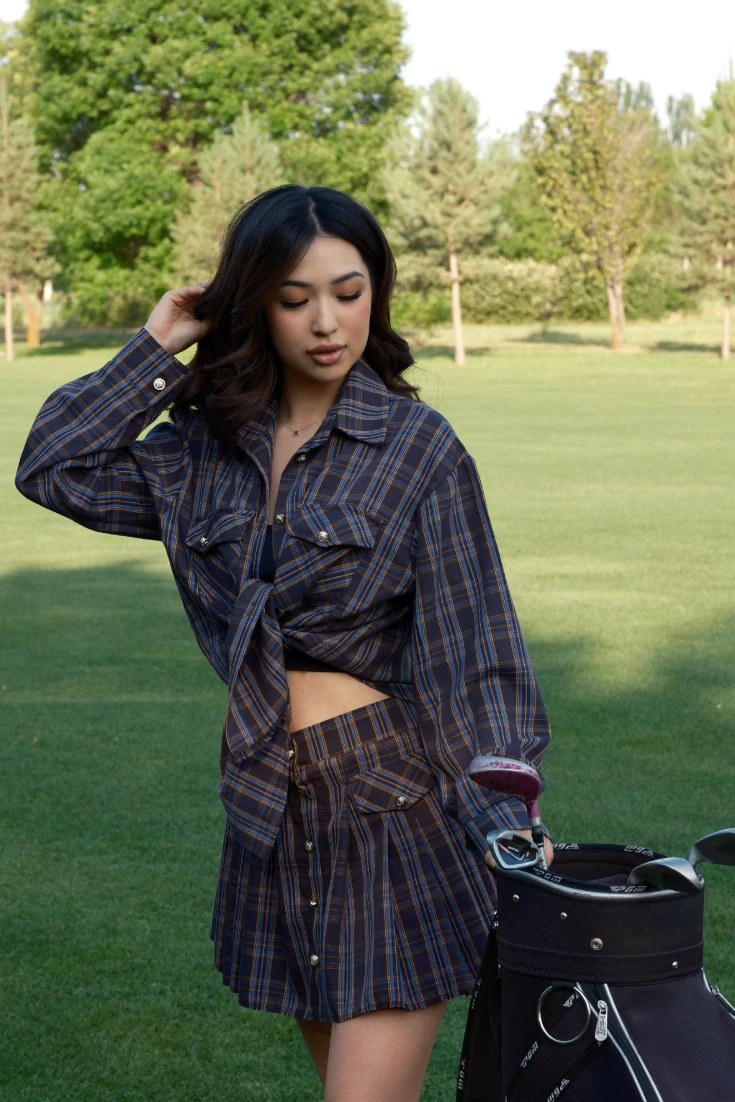 "Debutante" Blue Two-Piece Set