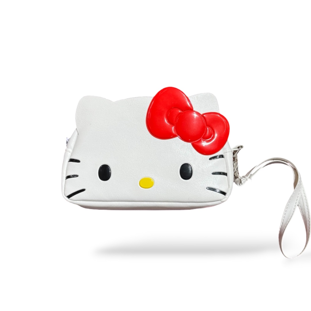 Белая сумка Hello Kitty с бантом