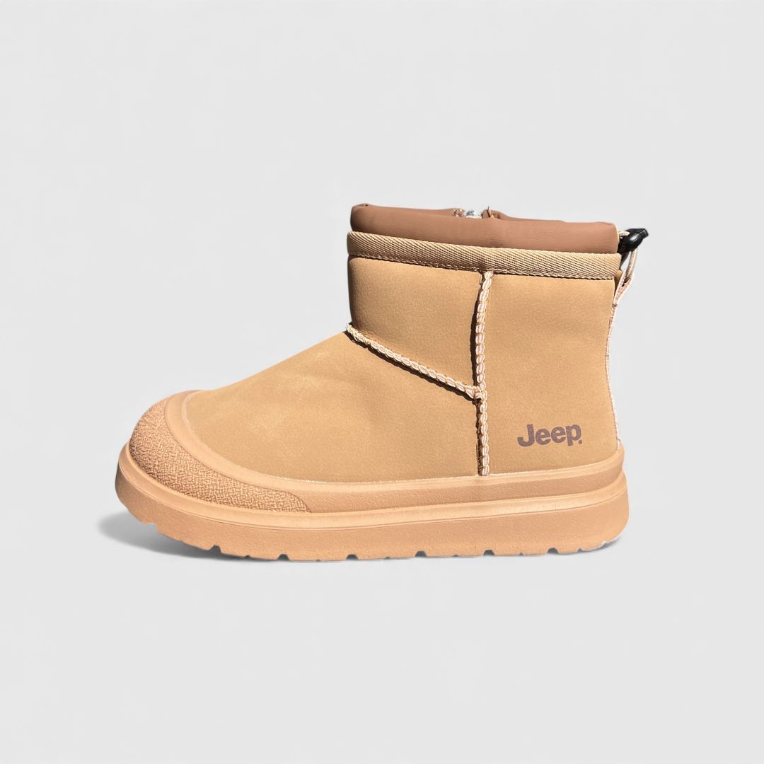 Коричневые зимние сапоги Jeep