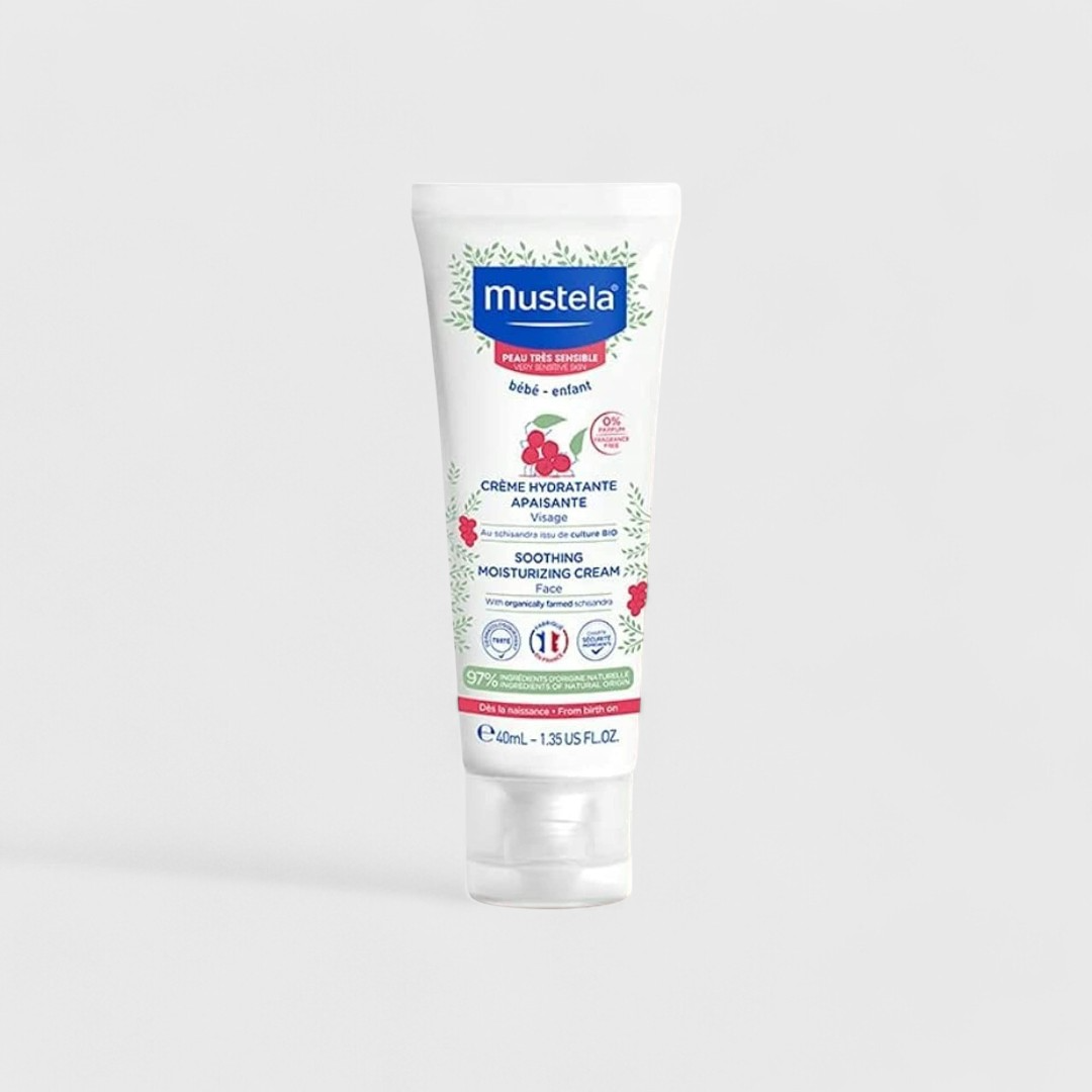 Mustela Мягкий увлажняющий крем для лица, 40 мл