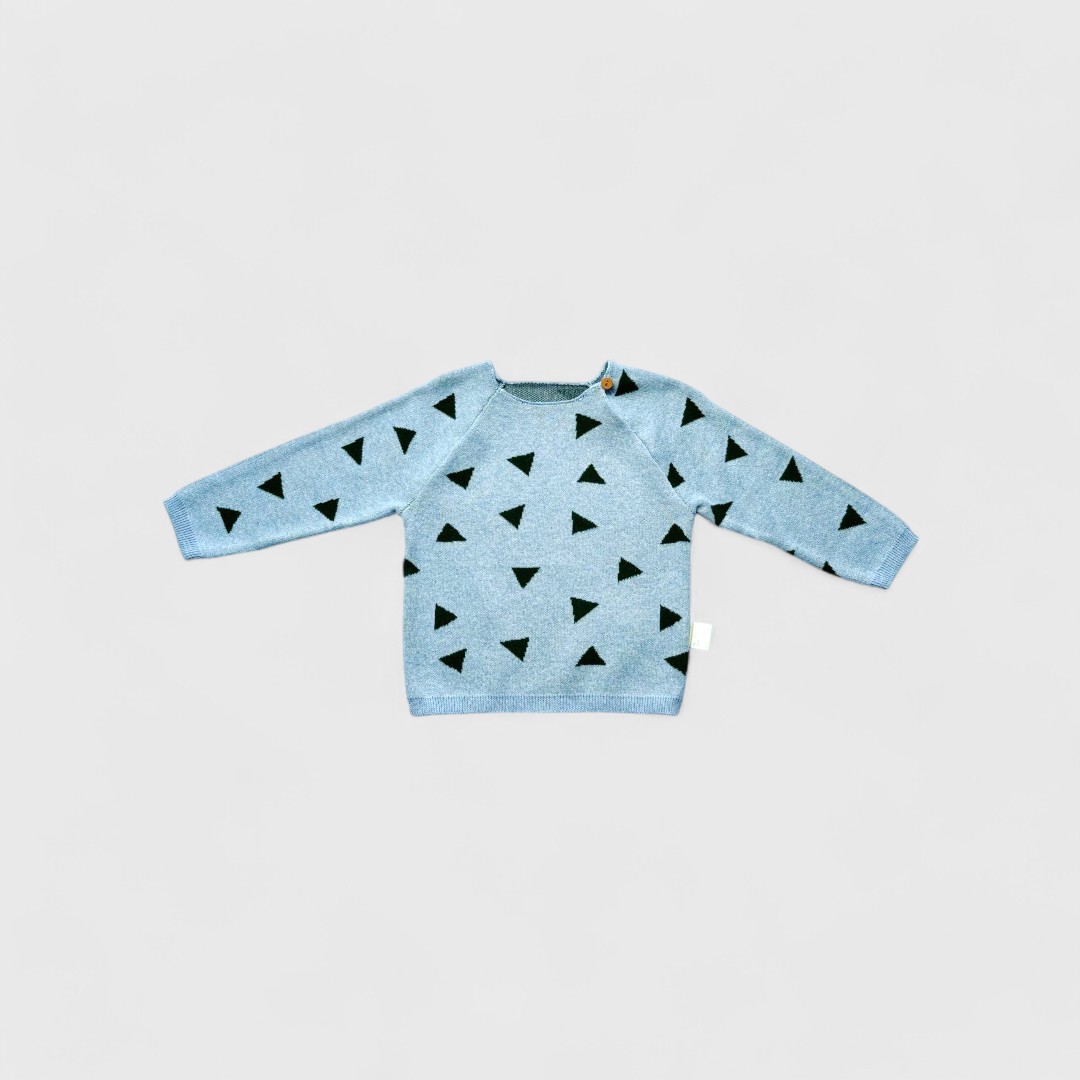 White Wheat свитер с треугольниками