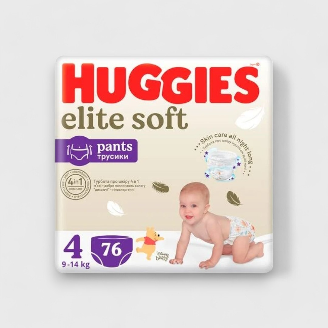 Huggies Elite Soft трусики 4