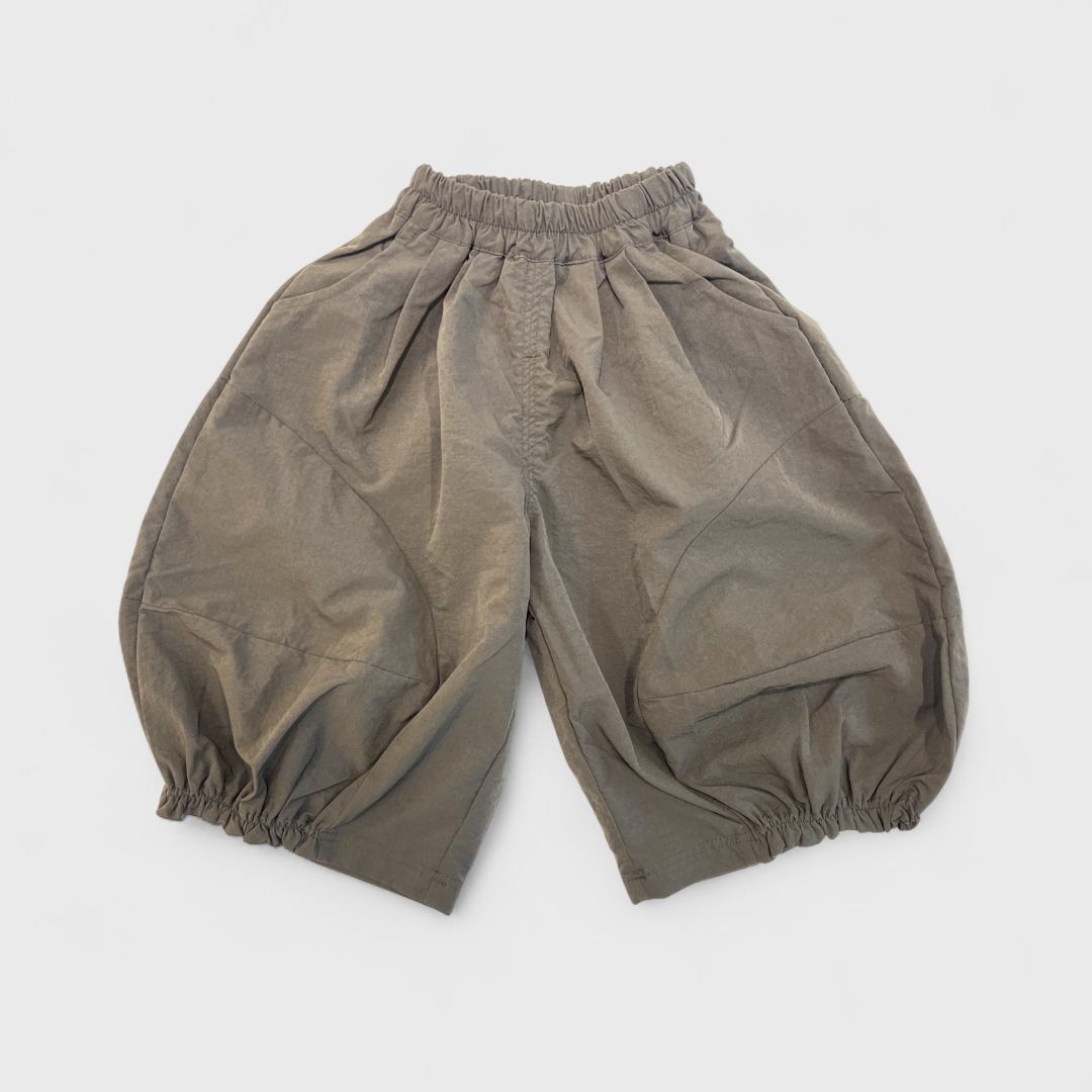 Хаки брюки с резинкой