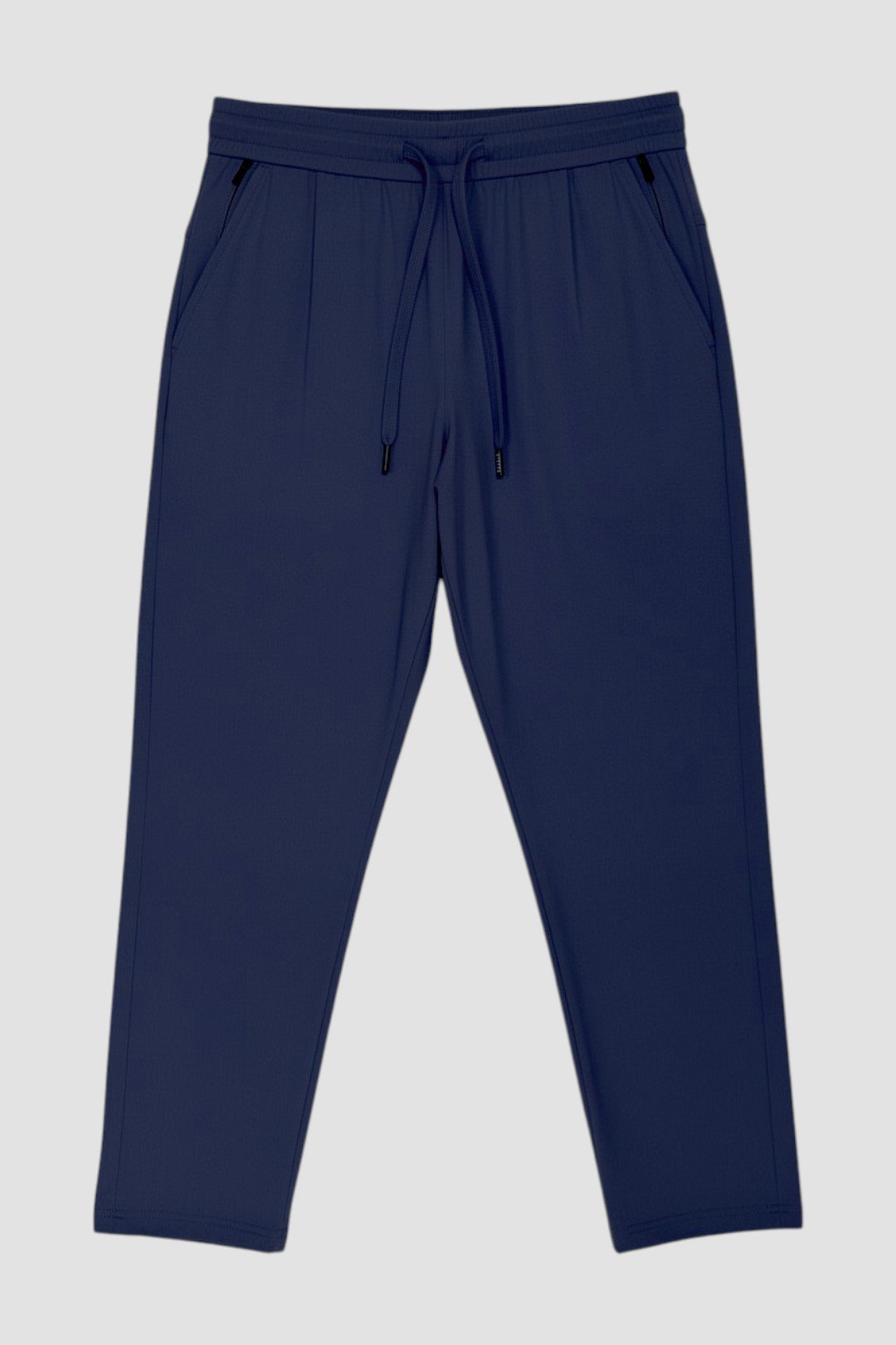 Темно-синие брюки на шнурке