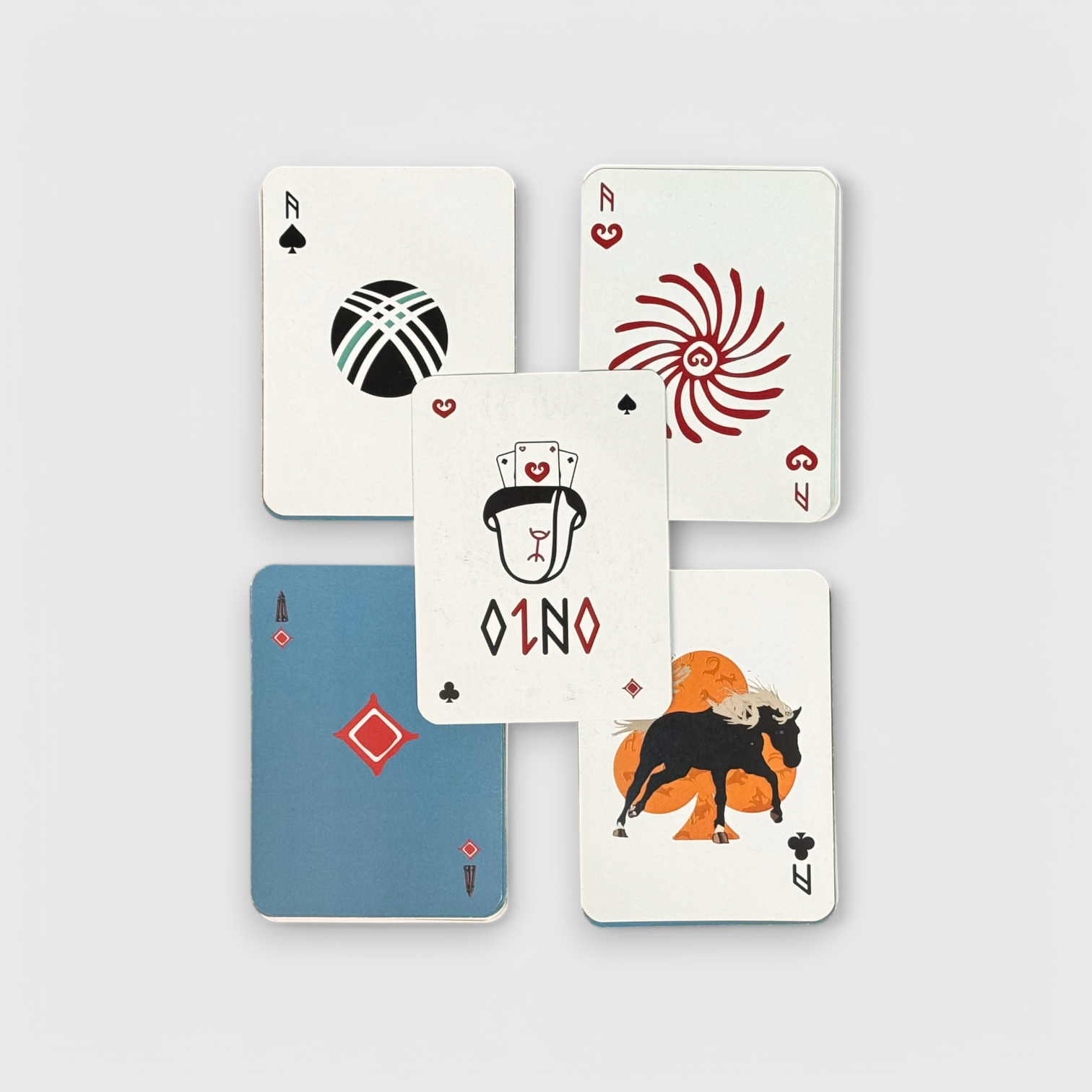 Oino Playing Cards with Kyrgyz National Elements
