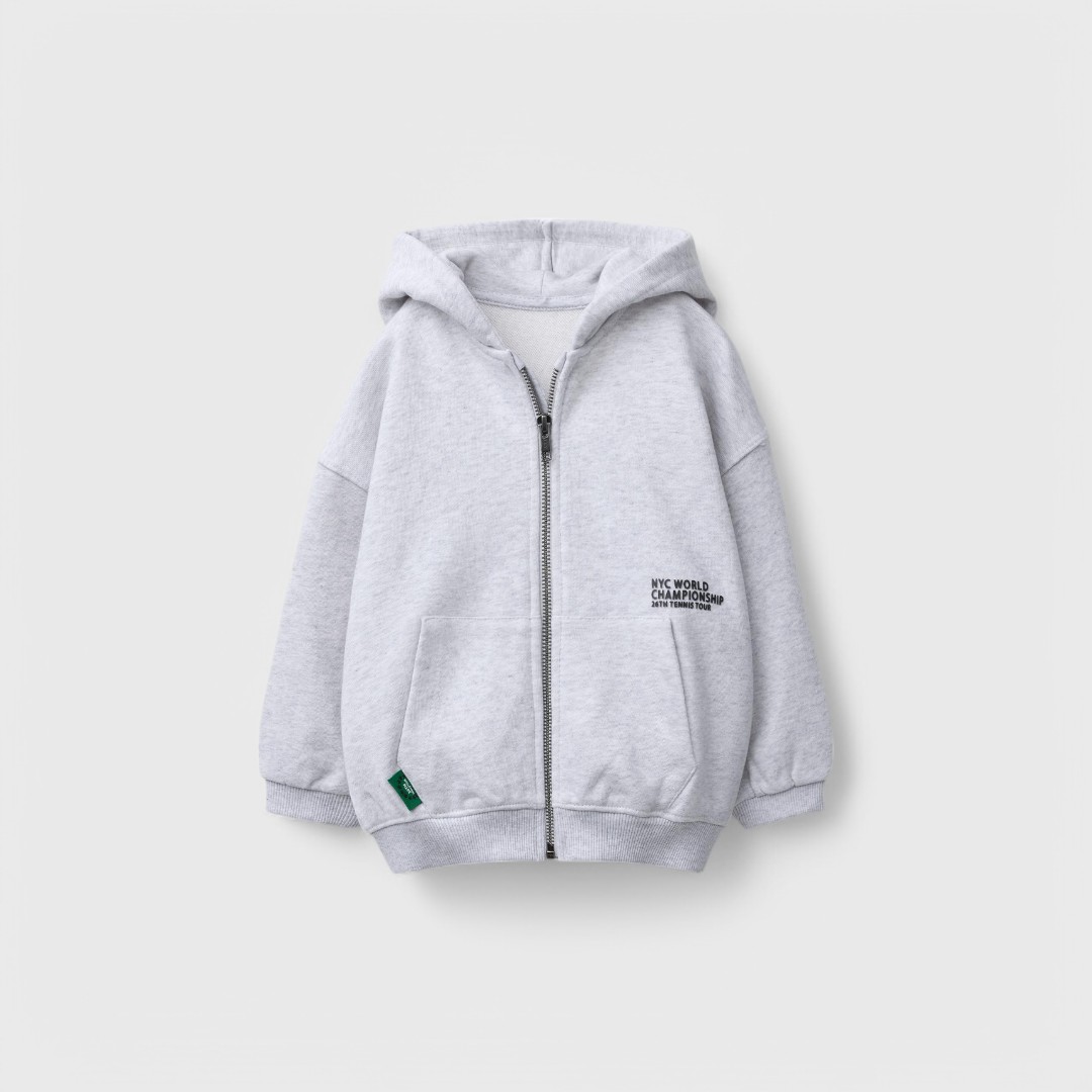 Zara серое худи 