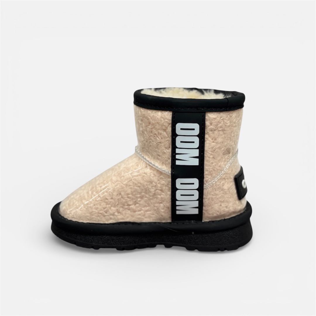 Бежевые ботинки с утеплителем OOM
