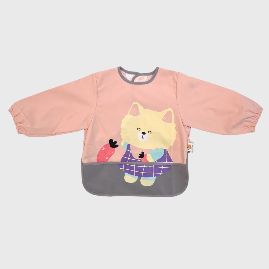 Розовый фартук