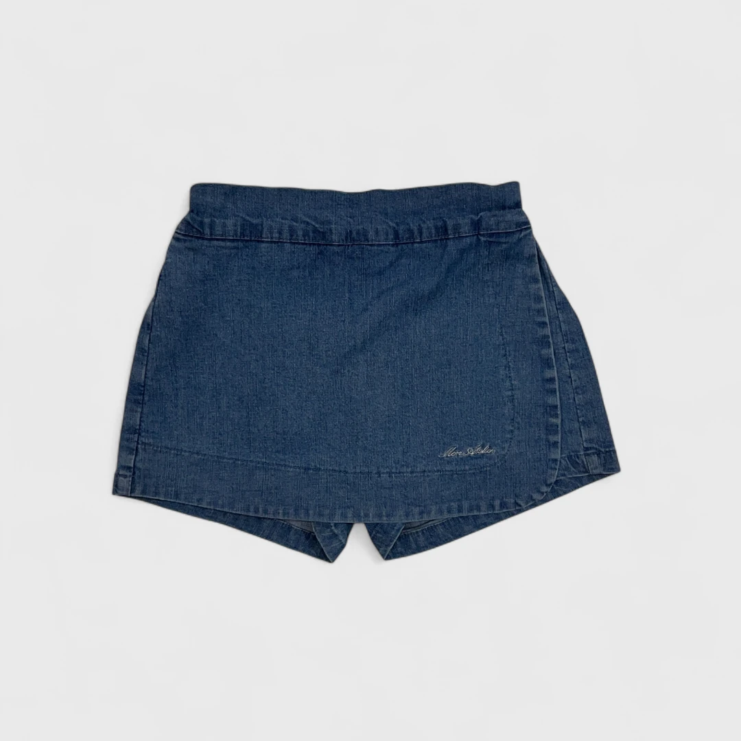 Джинсовая юбка-шорты