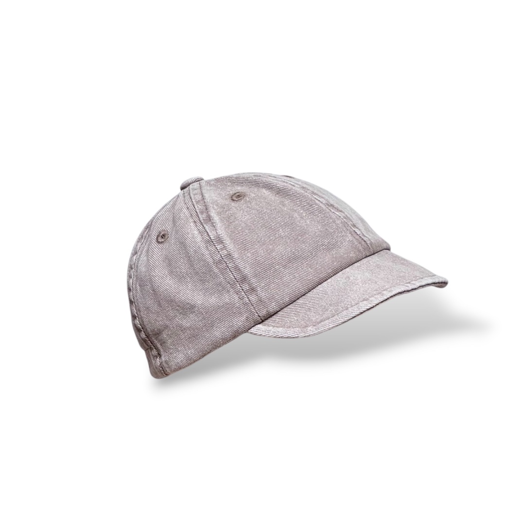 Серая бейсболка из хлопка