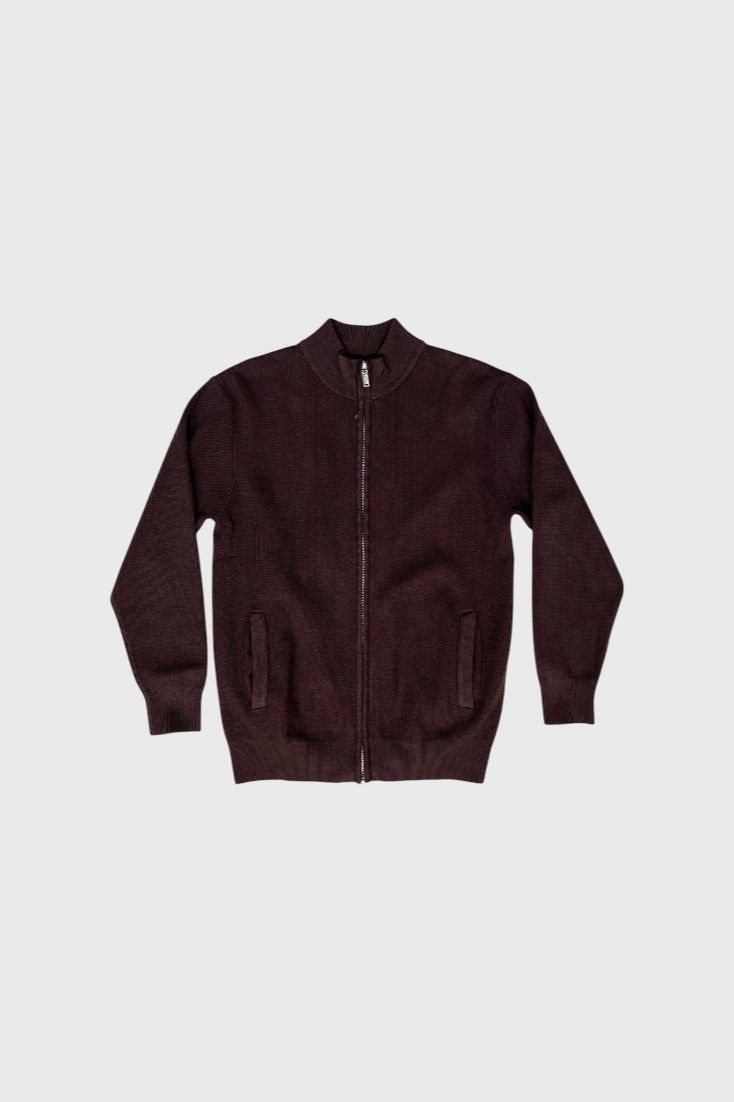 Коричневый кардиган