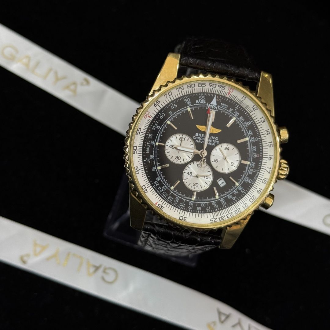 Золотые часы Breitling Navitimer