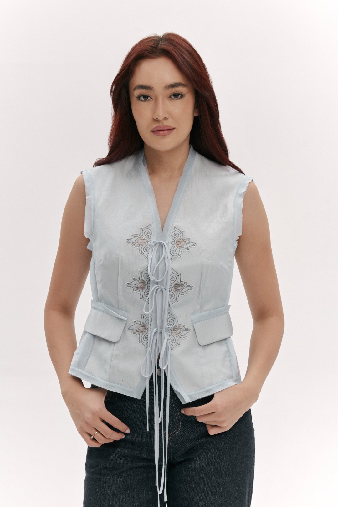 Aza Embroidered Vest