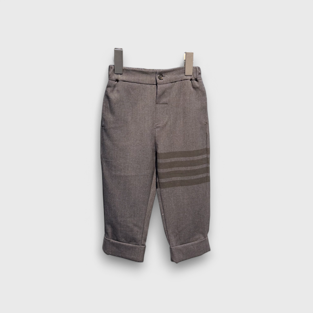 Серые брюки с полосками