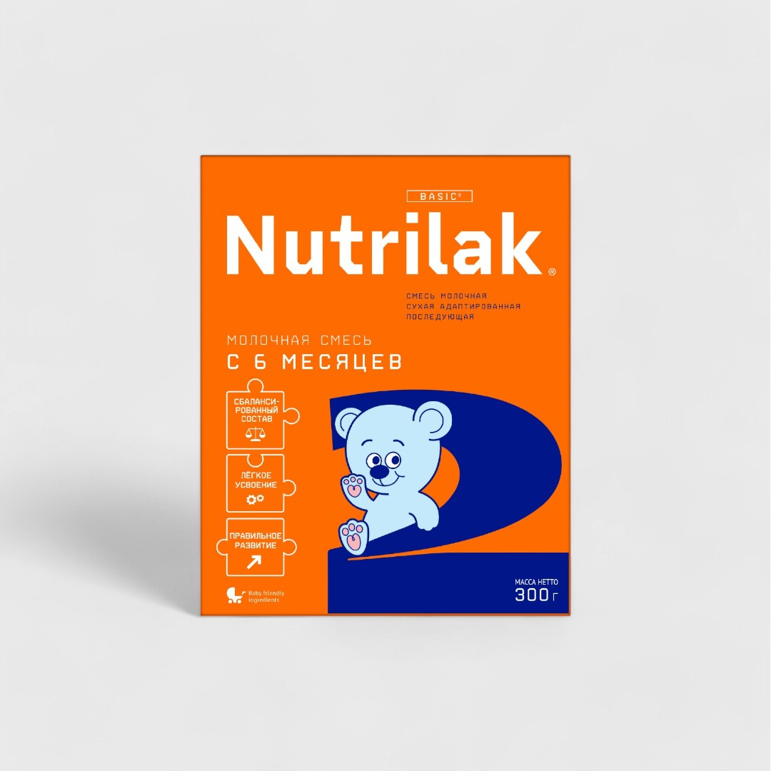 Nutrilak 2 молочная смесь для детей с 6 месяцев