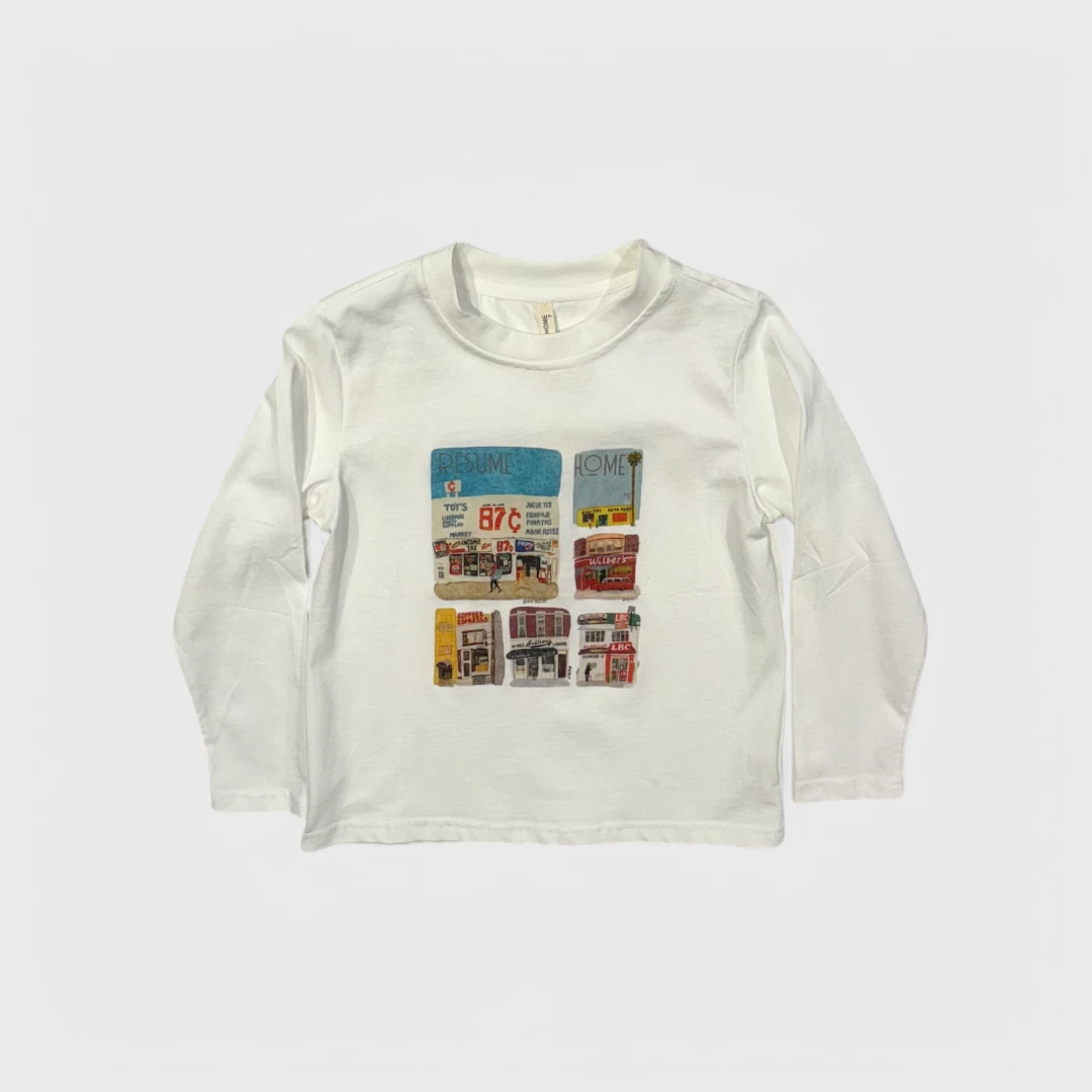 Лонгслив с принтом