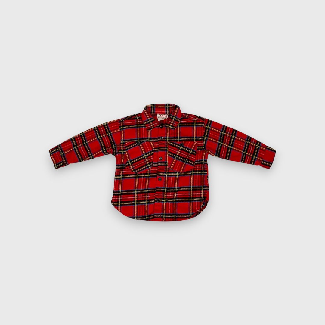 Красная рубашка в клетку