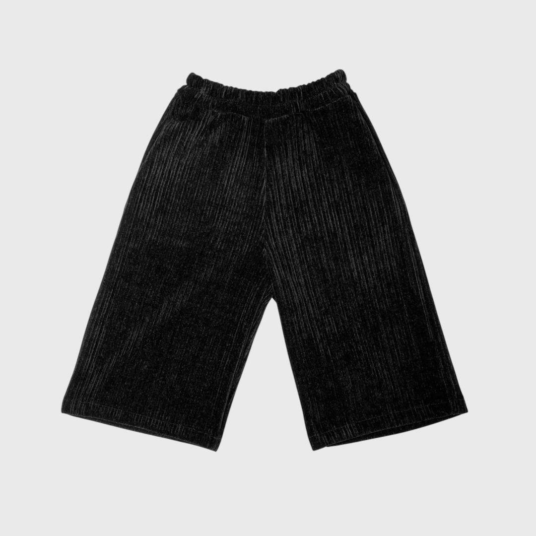 Темные вельветовые брюки