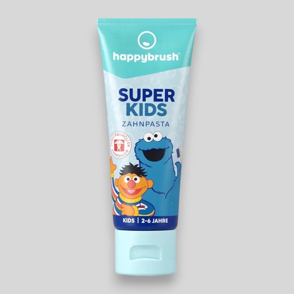 Детская зубная паста happybrush Super Kids 2-6 лет, 75ml