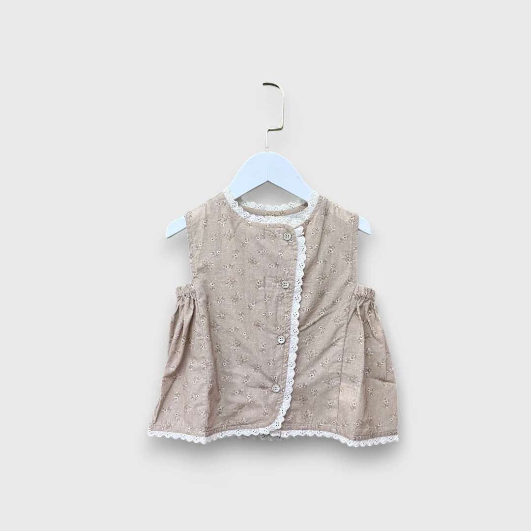 Бежевый топ