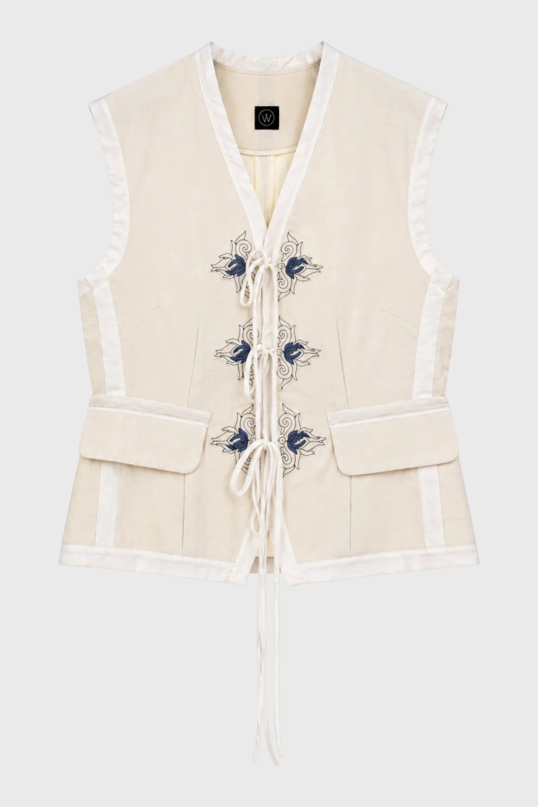 Aza Embroidered Vest