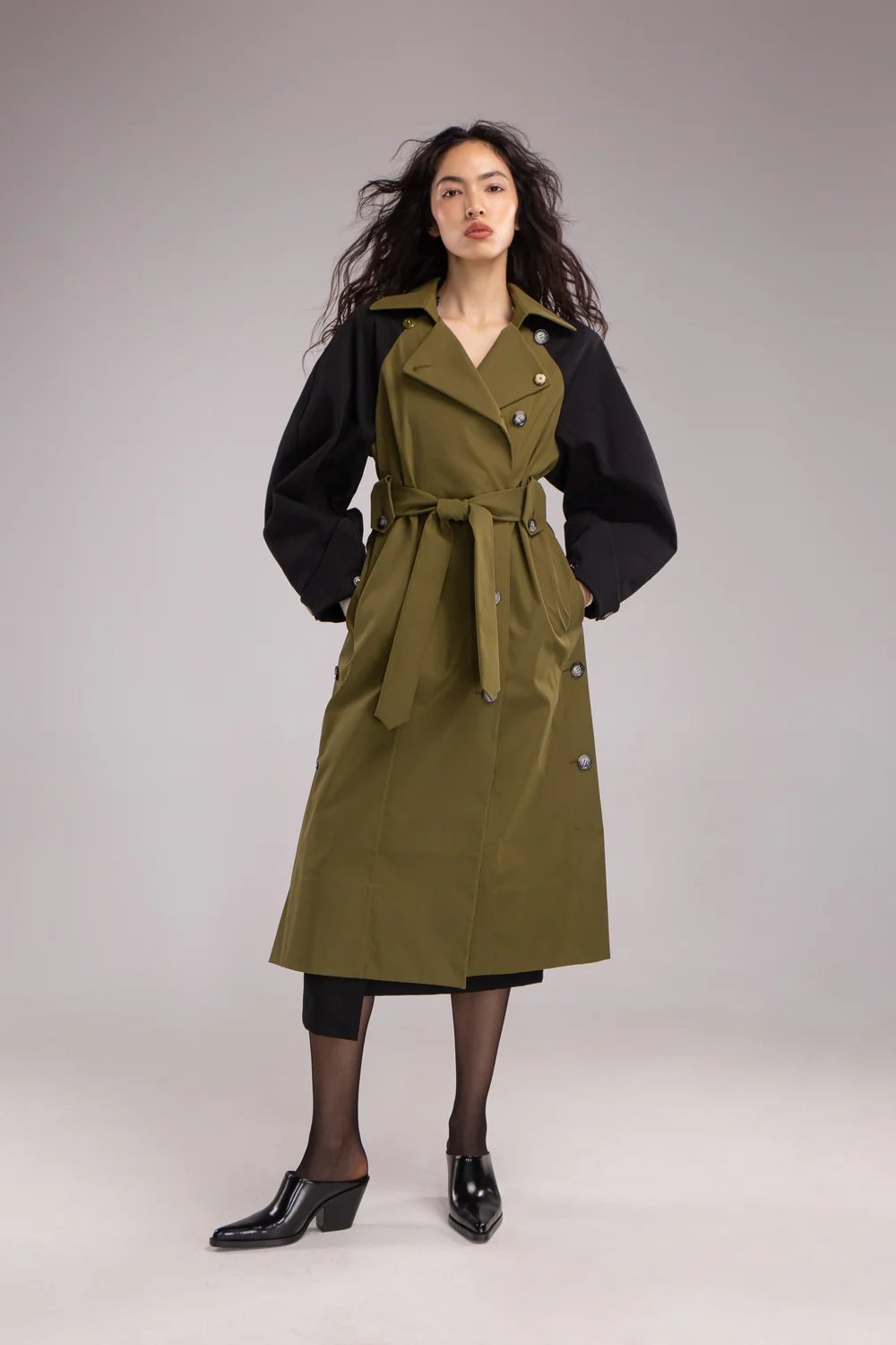 Stylish Olive Coat