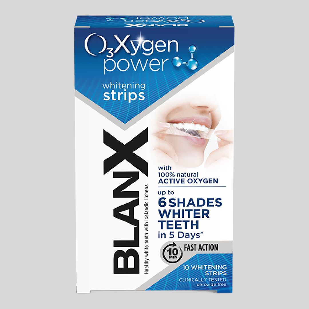 ОТБЕЛИВАЮЩИЕ ПОЛОСКИ BLANX O3X STRIPS, 10 ШТ