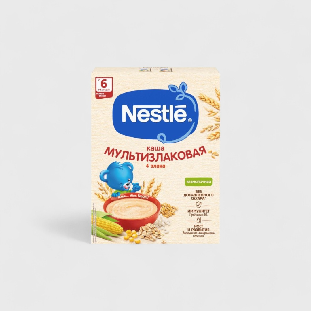 Nestlé мультизлаковая каша 4 злака