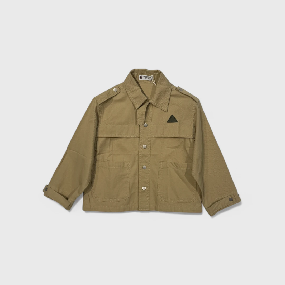 Бежевый тренч жакет