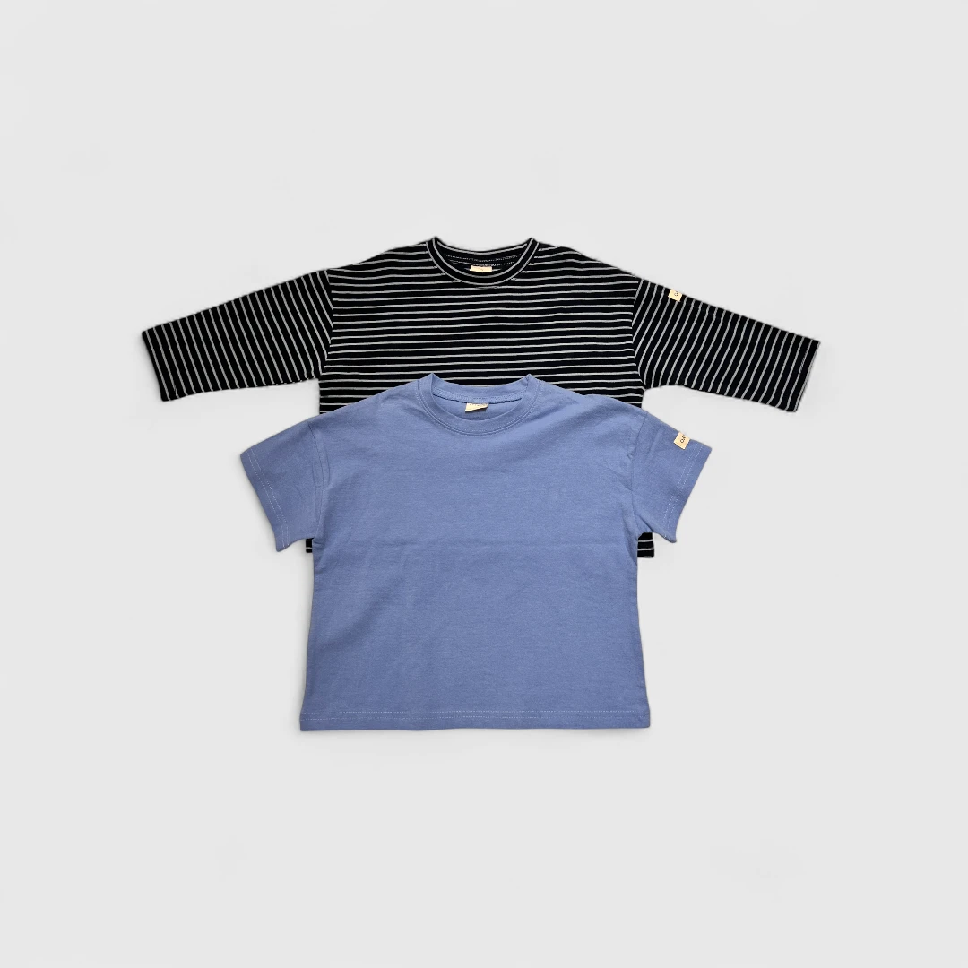 Двойка двухцветная (футболка, лонгслив)