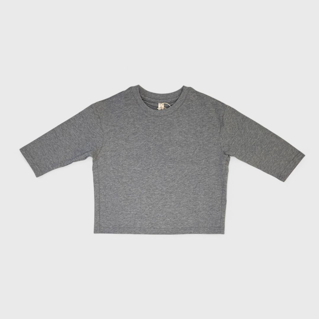 Серый лонгслив