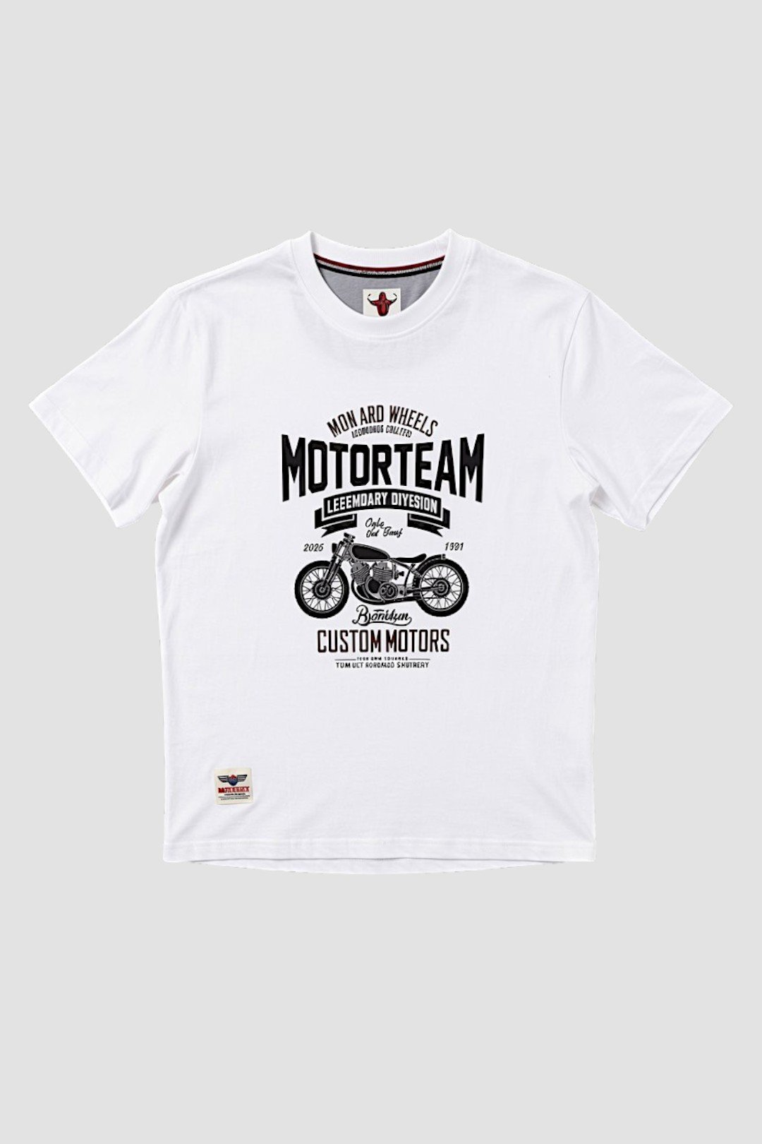 Белая футболка Motorteam