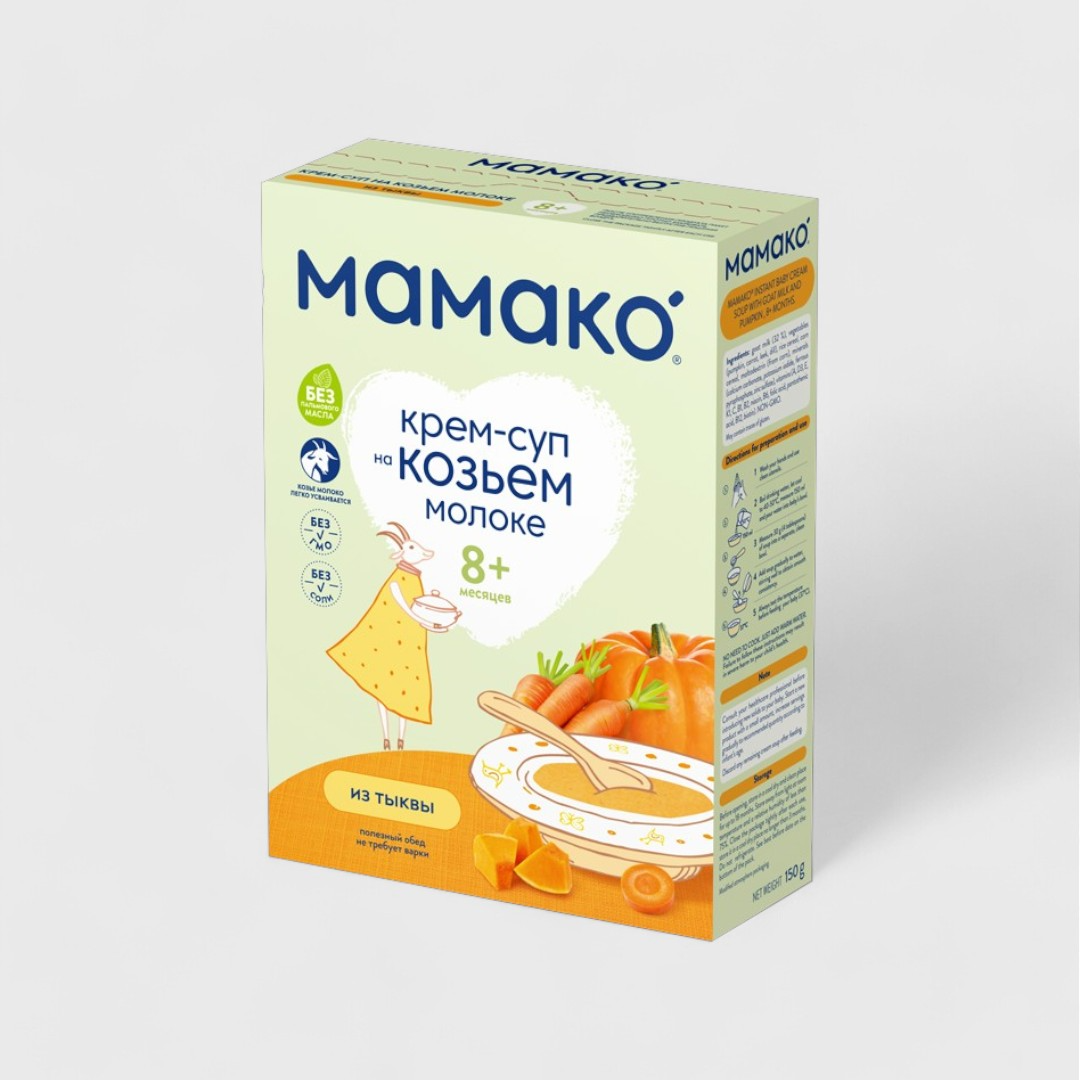 Мамако на козьем молоке из тыквы 150 г