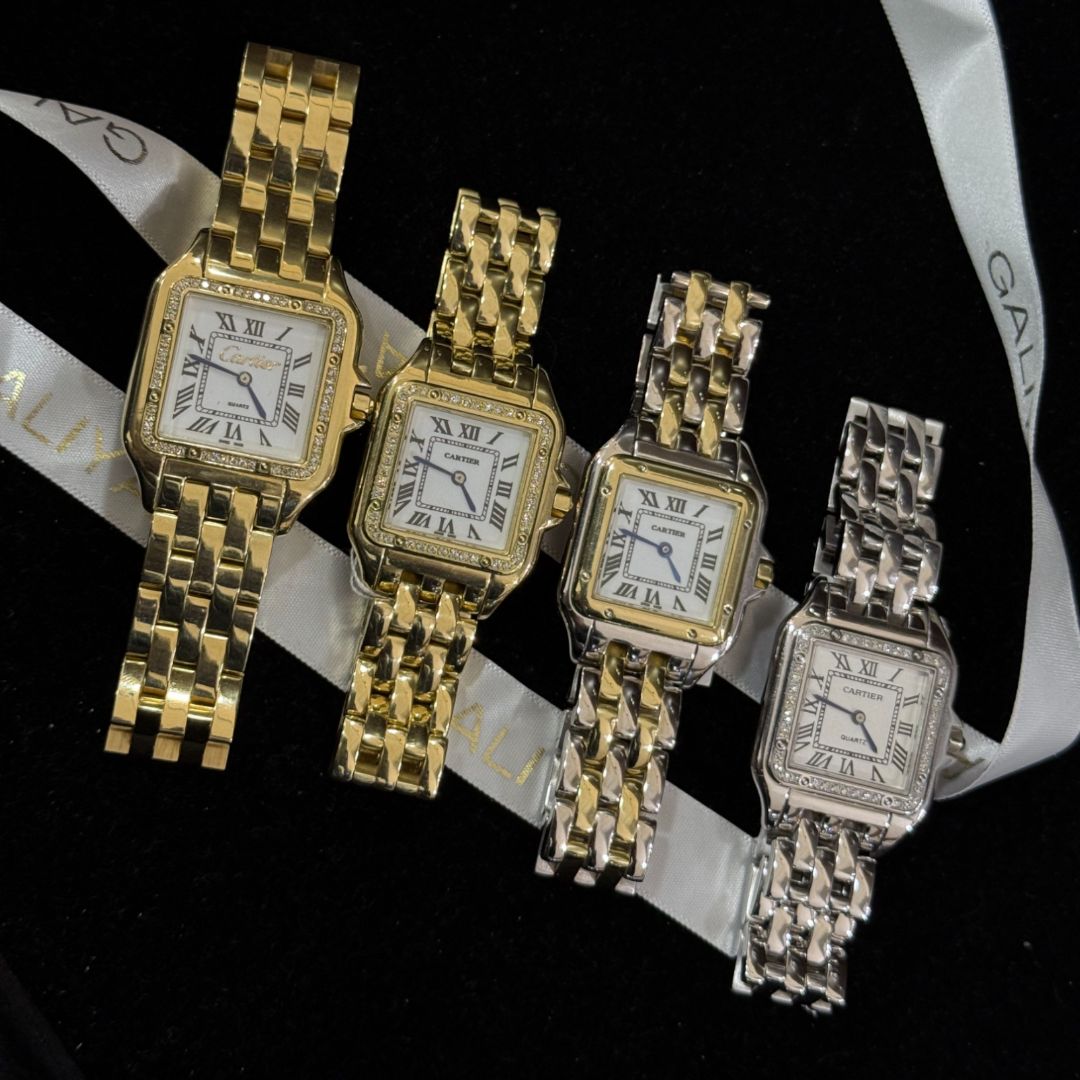 Золотые часы Cartier