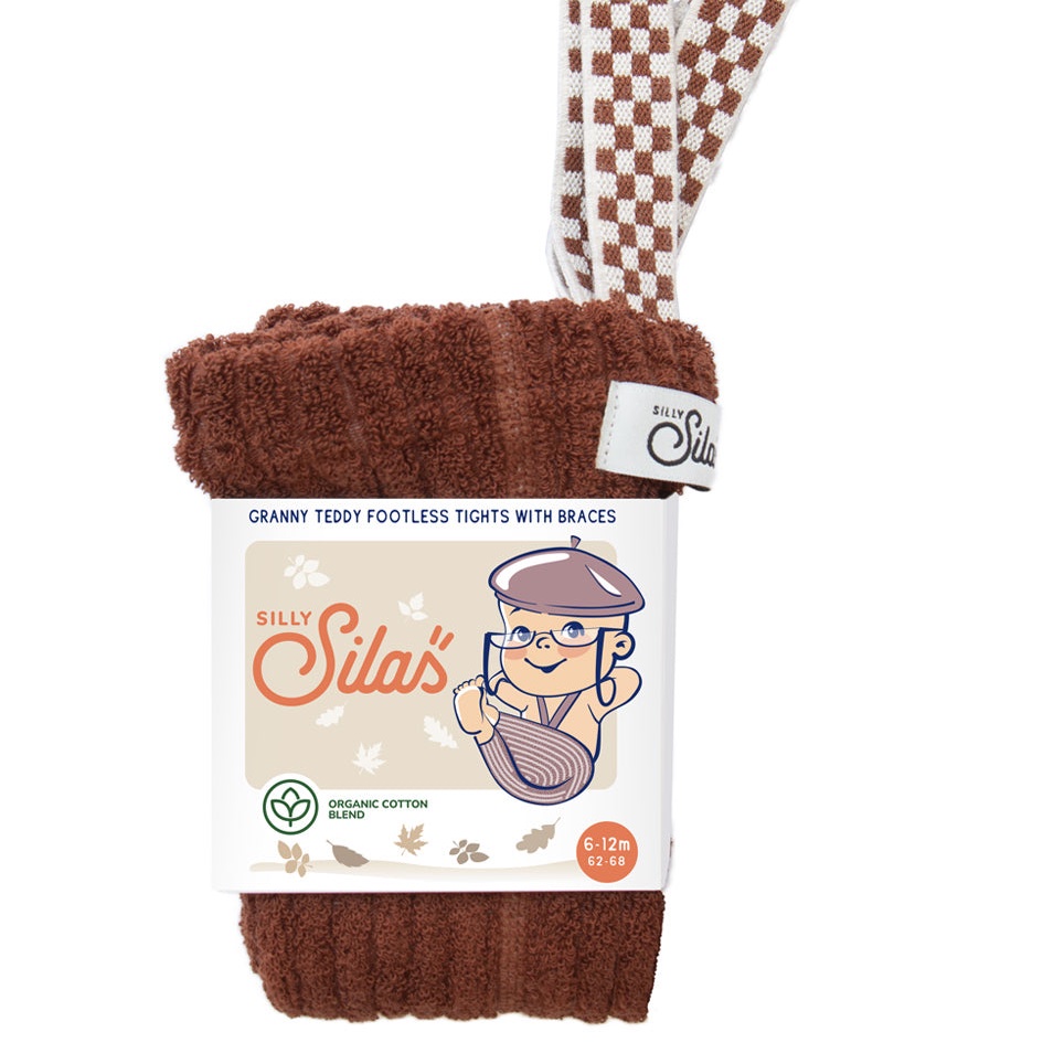 Granny Teddy Cinnamon Checked Footless От Silly silas (Швеция)