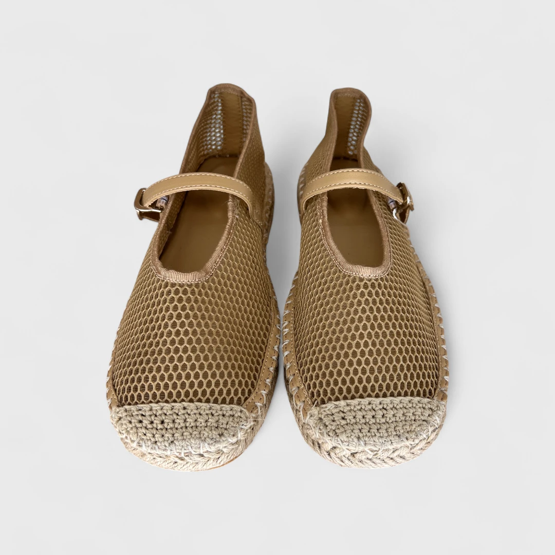 Бежевые обувь с сеткой Espadrilles