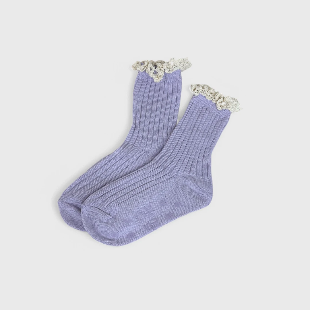 Носки с кружевом (5 расцветки)