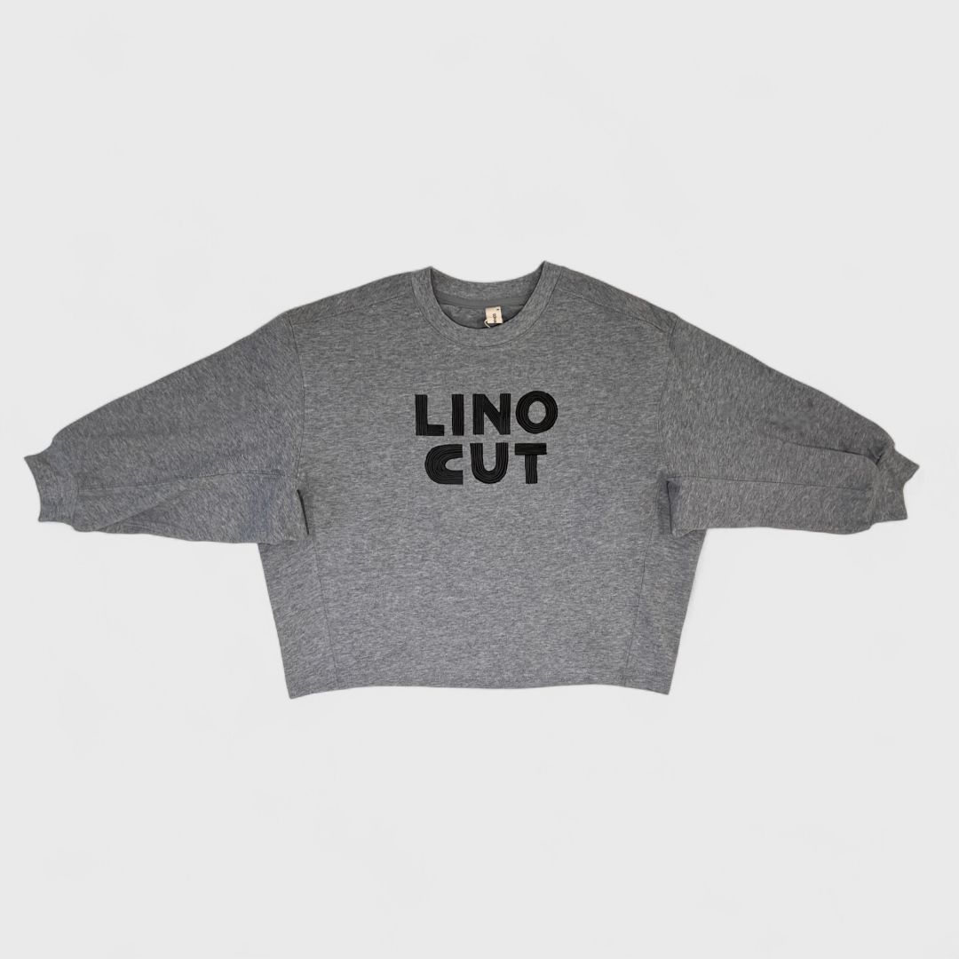 Серый свитшот LINO CUT