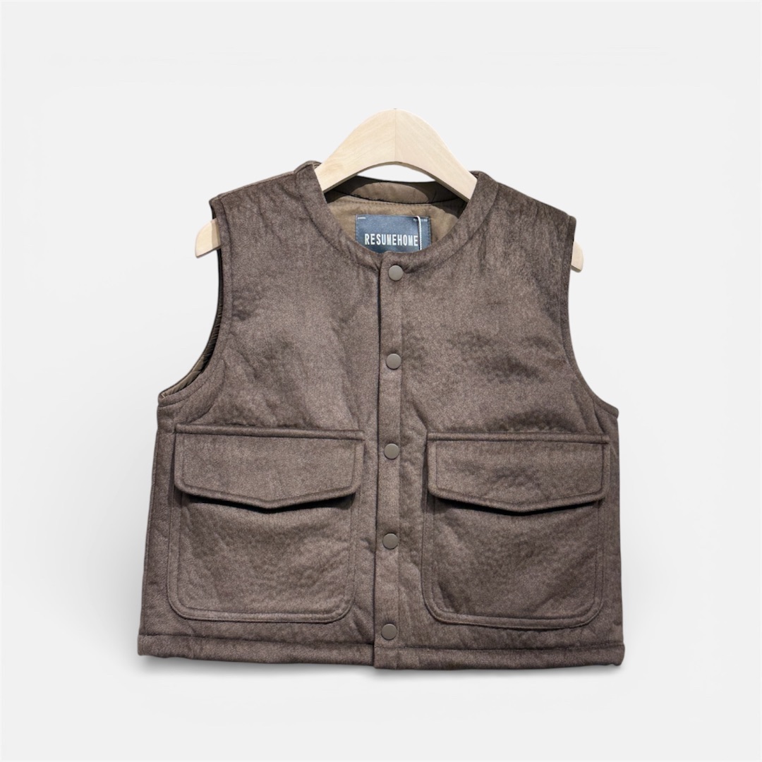 Коричневый жилет RESUMEHOME